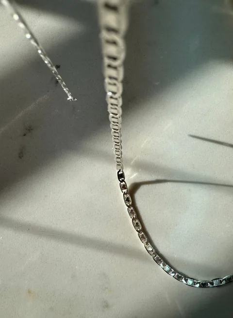 Valentino Heart Chain Necklace - Sterling Silver — product image 7