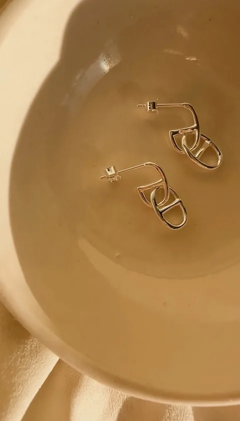 Marine Chain Silver Studs - Sterling Silver — product image 3