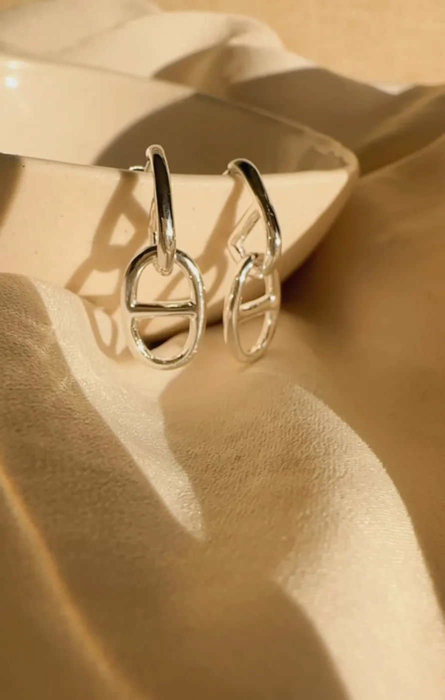 Marine Chain Silver Studs - Sterling Silver — product image 6