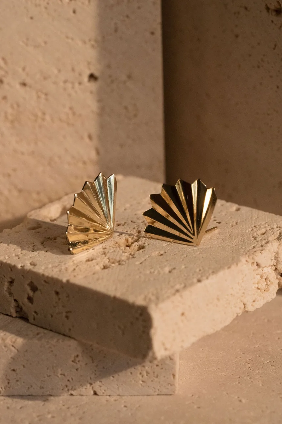 Palm Stud Earrings - 14k Gold Filled — product image 4