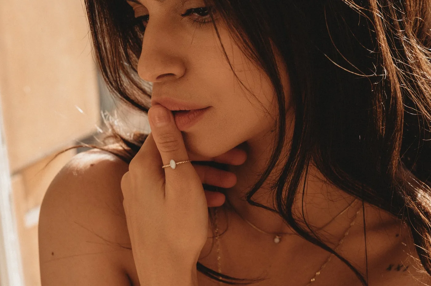 Cremation Roped Oval Ring - 14k Gold Filled — product image 1