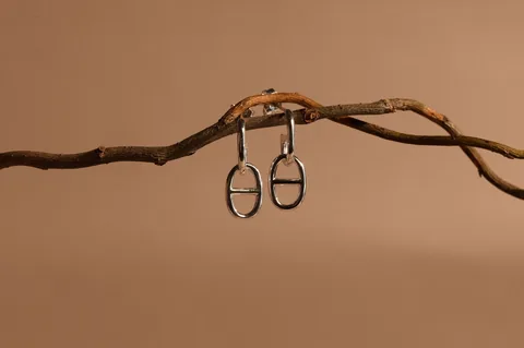 Marine Chain Silver Studs - Sterling Silver — product image 2
