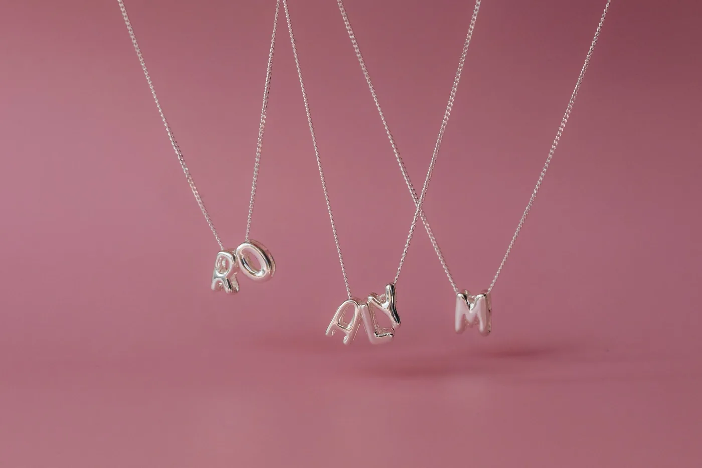 Bubble Charm Necklace- Personalized- Sterling Silver — product image 10