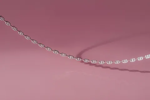 Marine Chain Necklace- Sterling Silver — product image 6