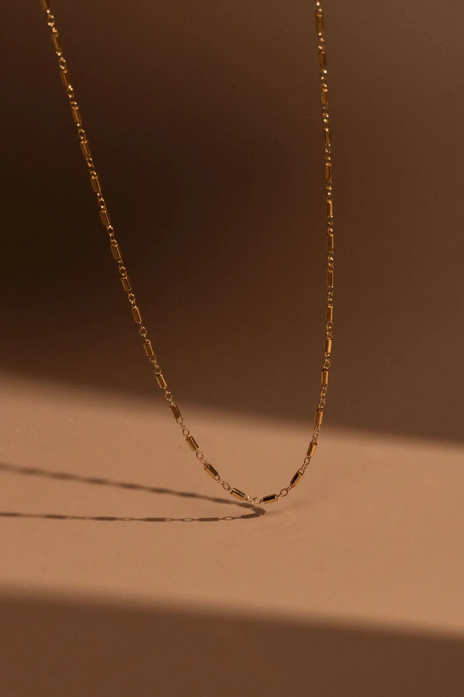 Tube Chain Necklace - 14k Gold Filled — product image 1