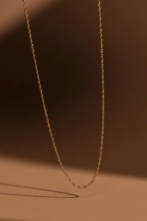 Double Roped Chain Necklace - 14k Gold Filled — product image 3