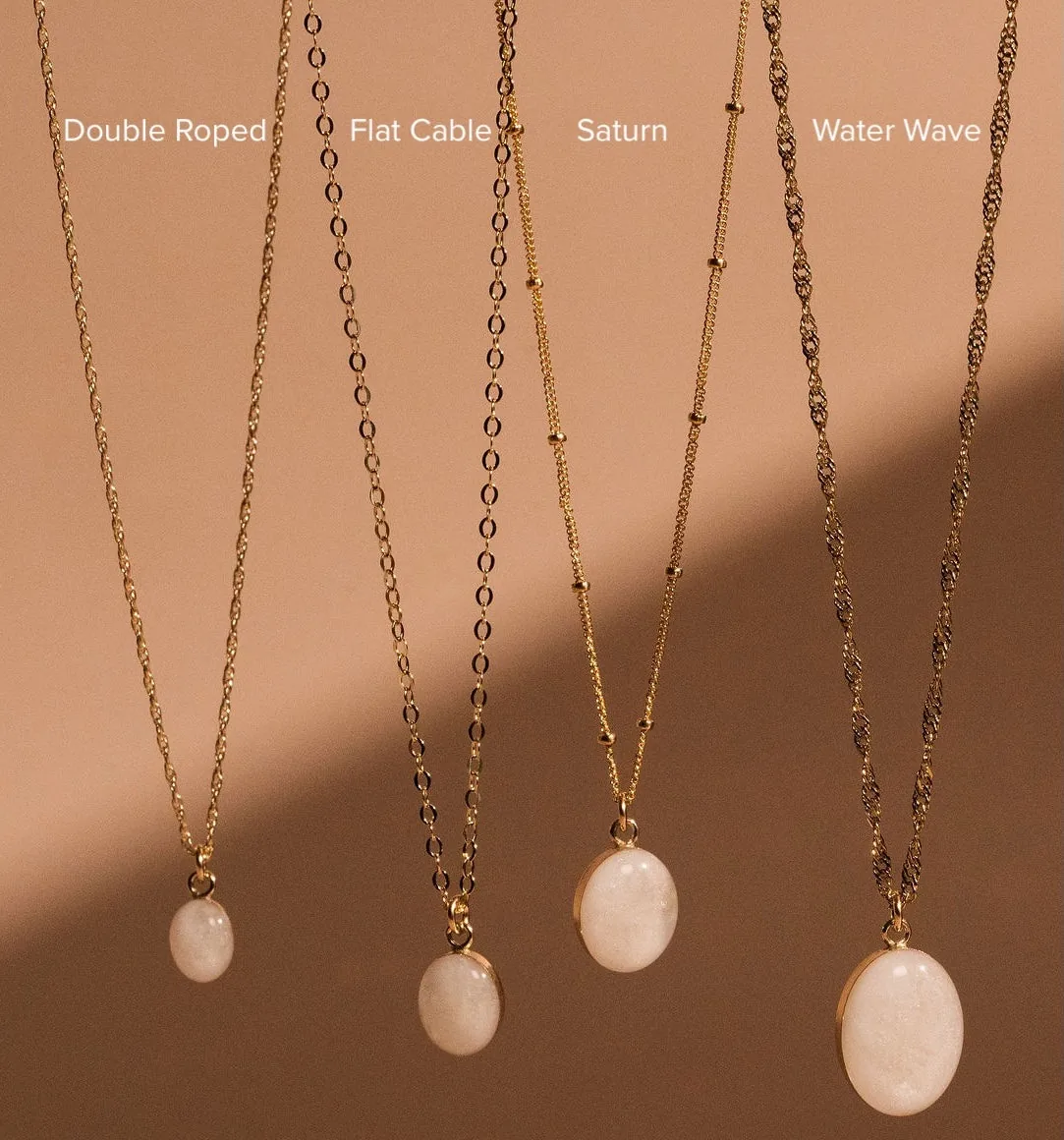 Cremation Oval Necklace - 14k Gold Filled — product image 4