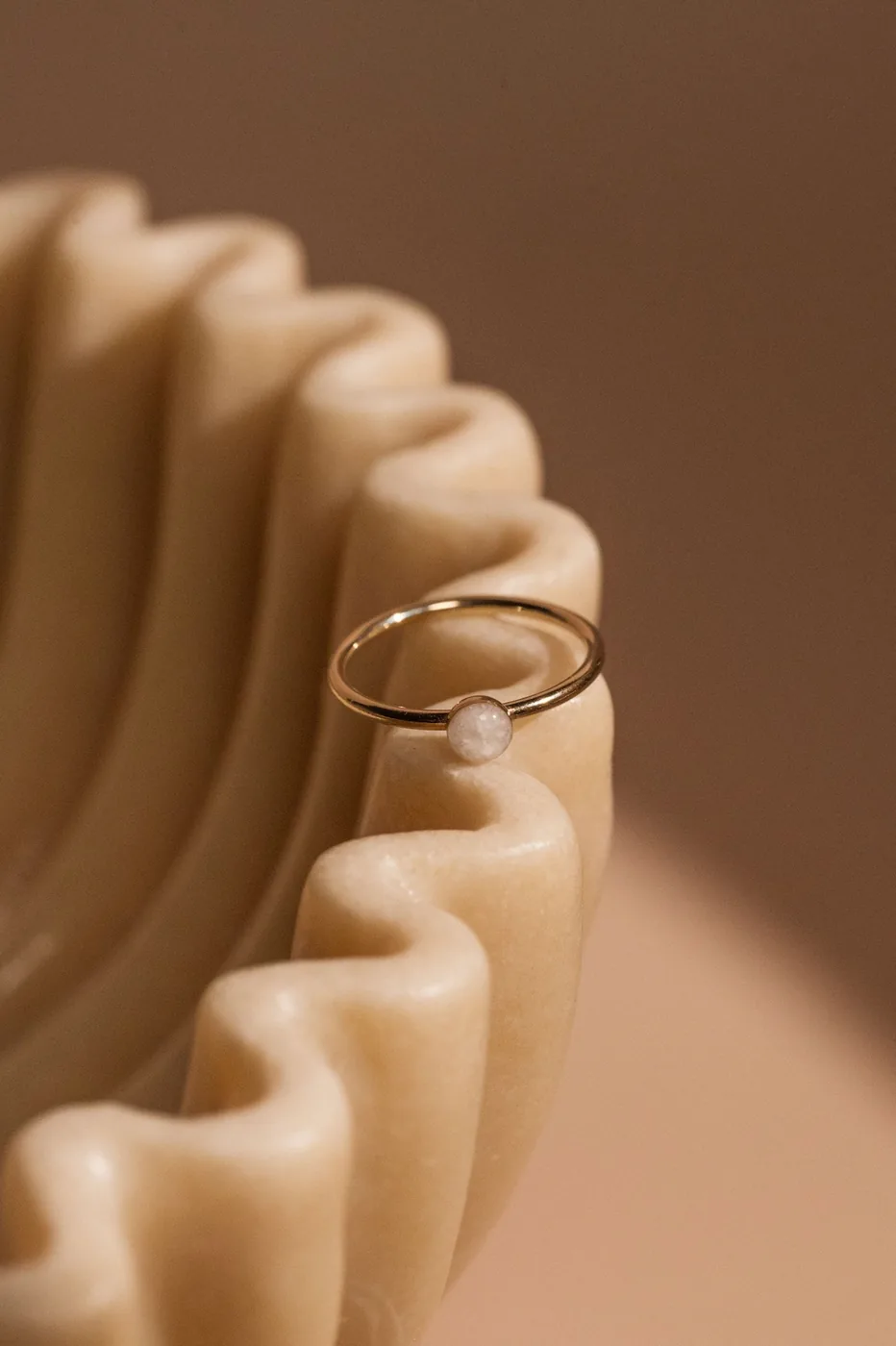 Cremation Small Circle Ring - 14k Gold Filled — product image 2