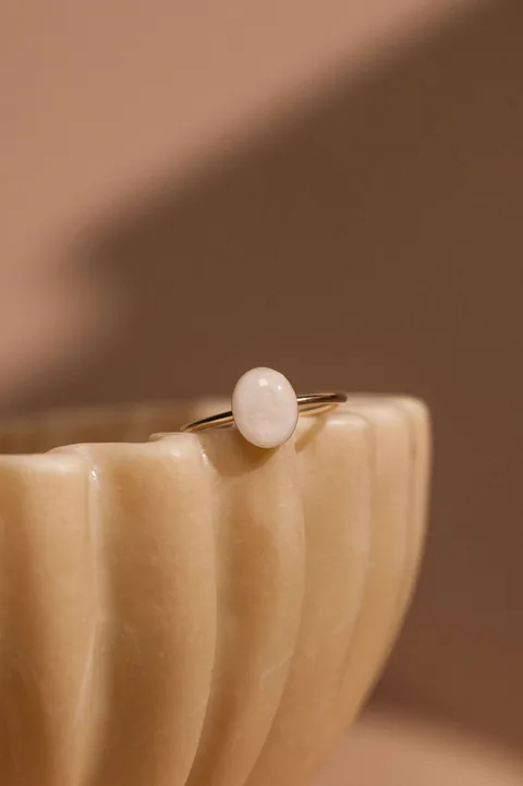 Cremation Large Oval Ring- 14k Gold Filled — product image 2