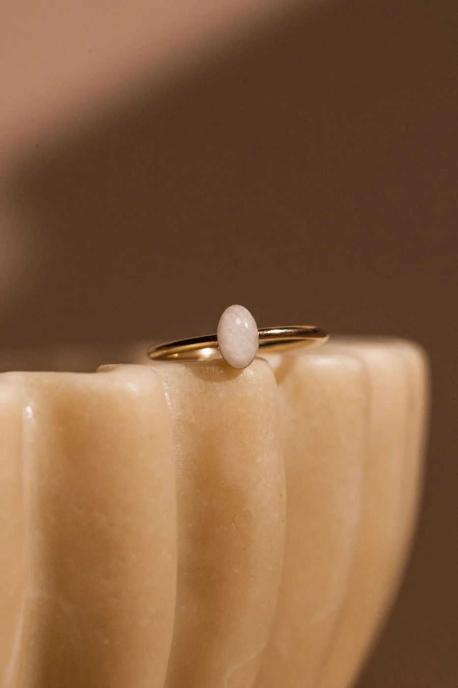 Cremation Small Oval Ring - 14k Gold Filled — product image 6