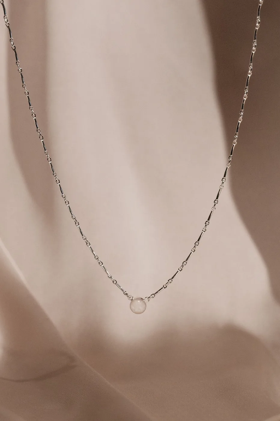 Cremation Scalloped Necklace - Sterling Silver — product image 3