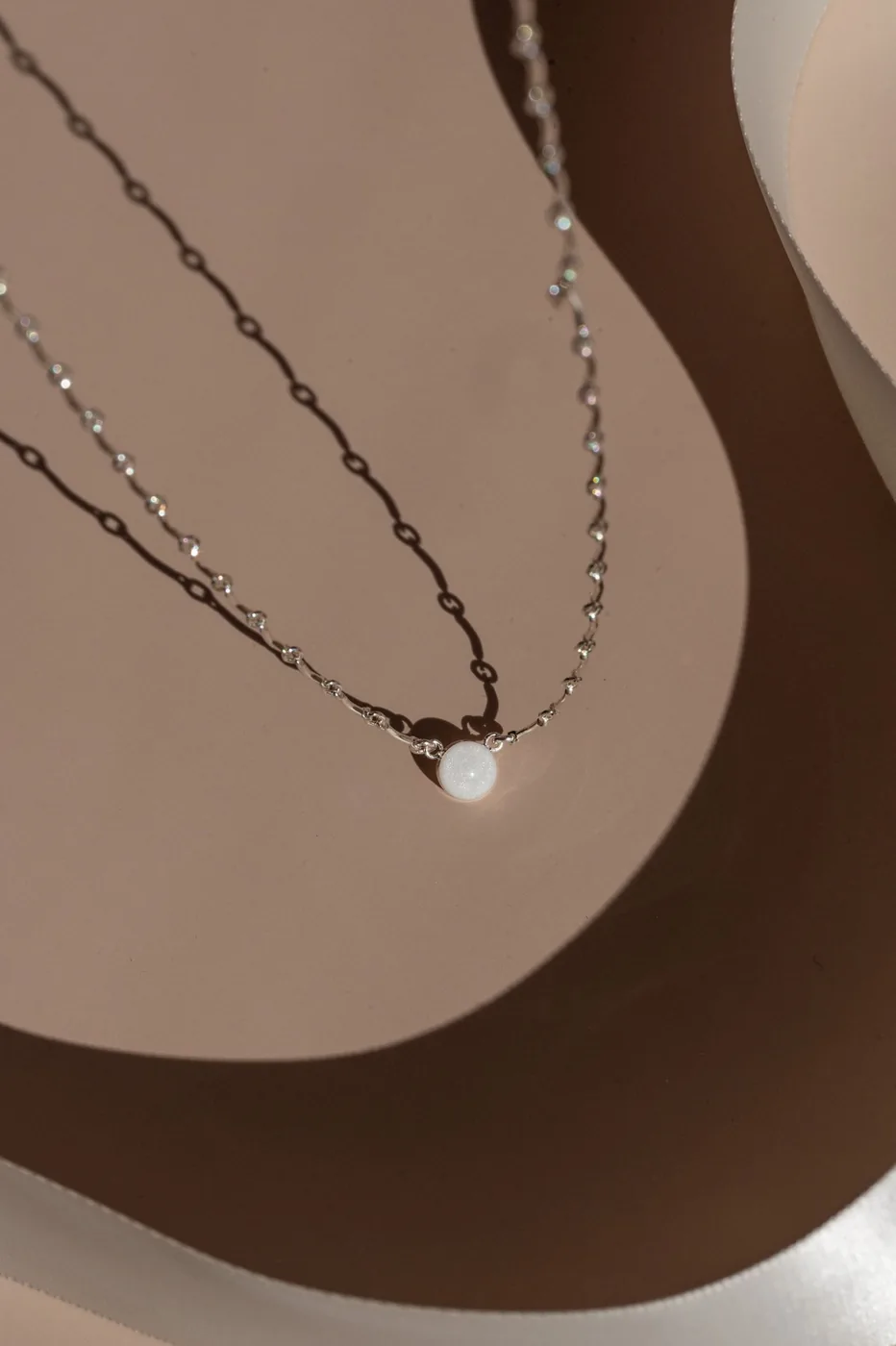 Mothers Milk Scalloped Necklace - Sterling Silver — product image 1