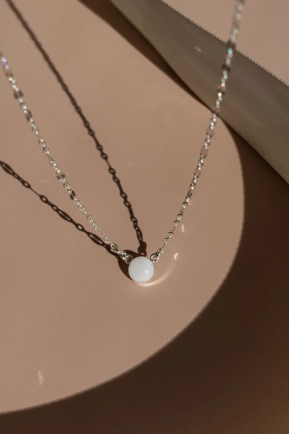 Mothers Milk Sequin Necklace - Sterling Silver — product image 1