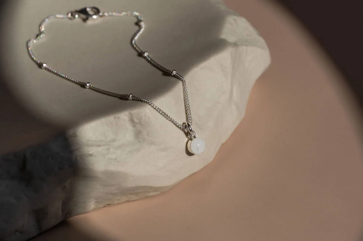 Mothers Milk Saturn Charm Bracelet - Sterling Silver — product image 1