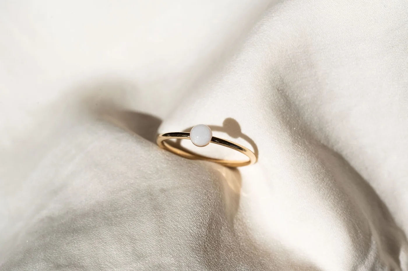 Mothers Milk Small Circle Ring - 14k Gold Filled — product image 6