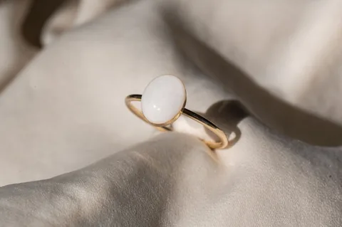 Mothers Milk Large Oval Ring - 14k Gold Filled — product image 6