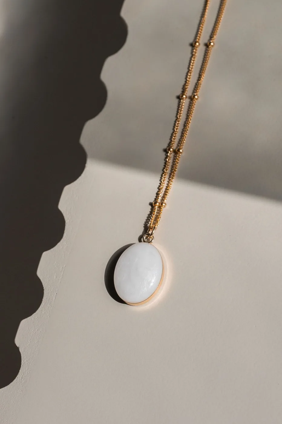 Mothers Milk Oval Necklace - 14k Gold Filled — product image 12