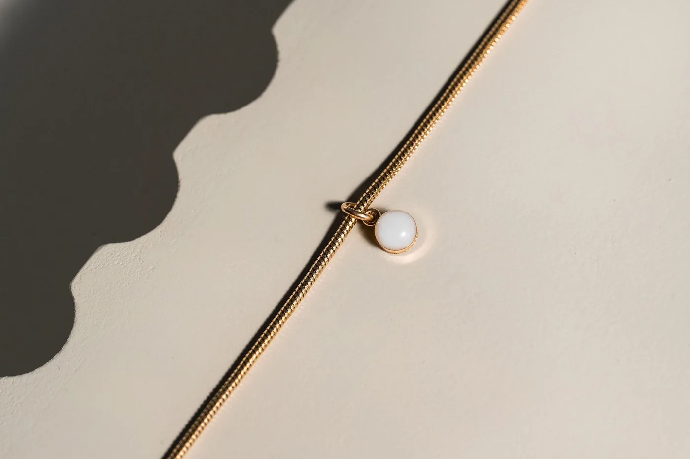 Mothers Milk Snake Chain Necklace- 14k Gold Filled — product image 2
