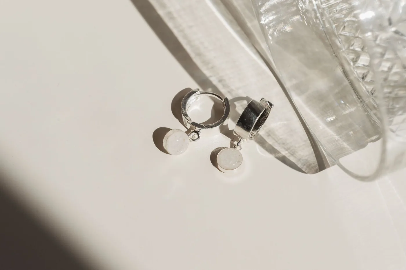 Cremation Hinge Hoop Earrings - Sterling Silver — product image 4