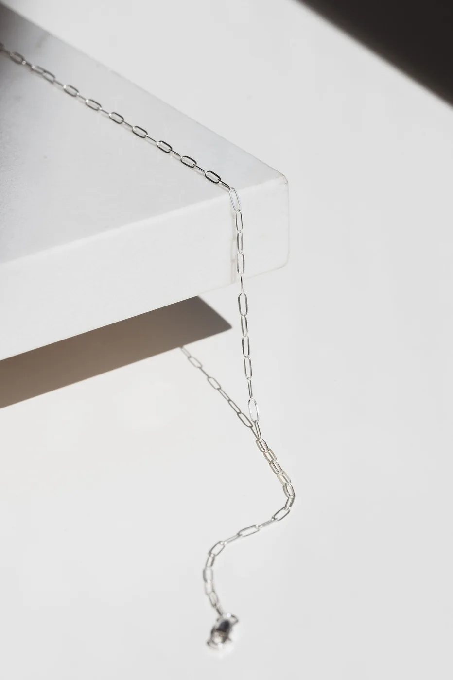 Staple Chain Necklace- Sterling Silver — product image 3