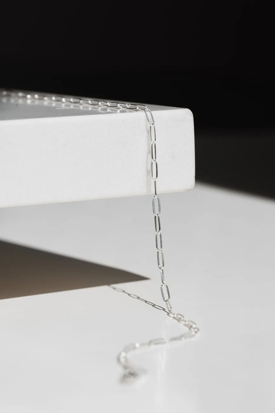 Staple Chain Necklace- Sterling Silver — product image 1