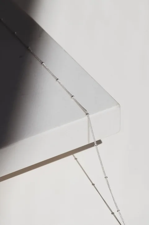 Saturn Chain Necklace - Sterling Silver — product image 1