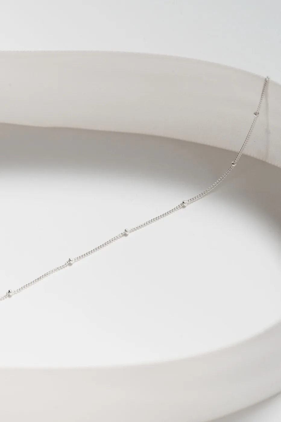 Saturn Chain Necklace - Sterling Silver — product image 4