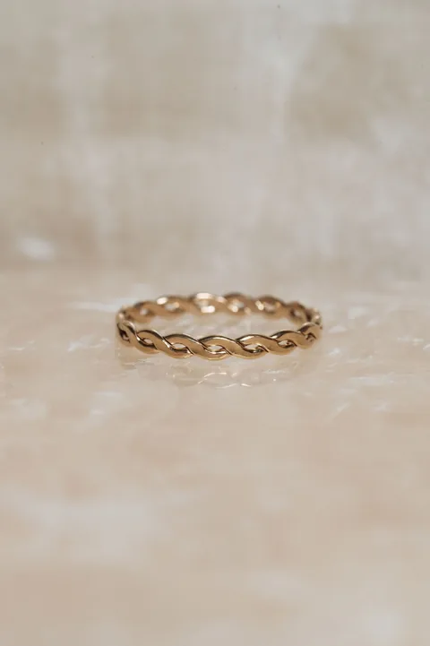 Braided Ring - 14k Gold Filled — product image 1