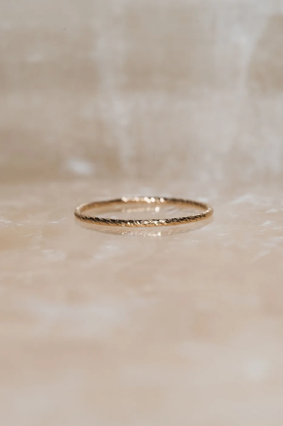Serrated Skinny Ring - 14k Gold Filled — product image 1