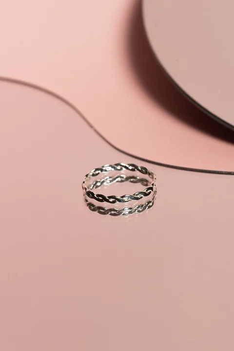 Braided Ring - Sterling Silver — product image 1