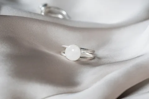 Cremation Double Band Circle Ring - Sterling Silver — product image 5