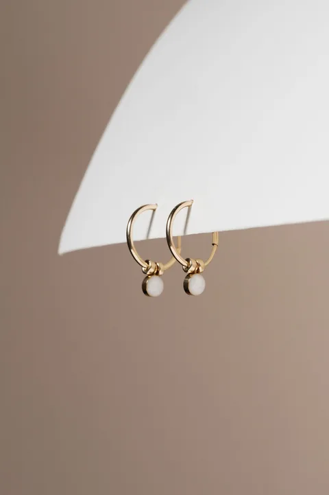 Mothers Milk Hoop Earrings- 14K Gold Filled — product image 1
