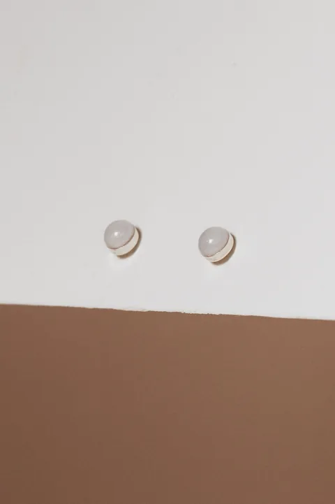 Cremation Stud Earrings - Sterling Silver — product image 2