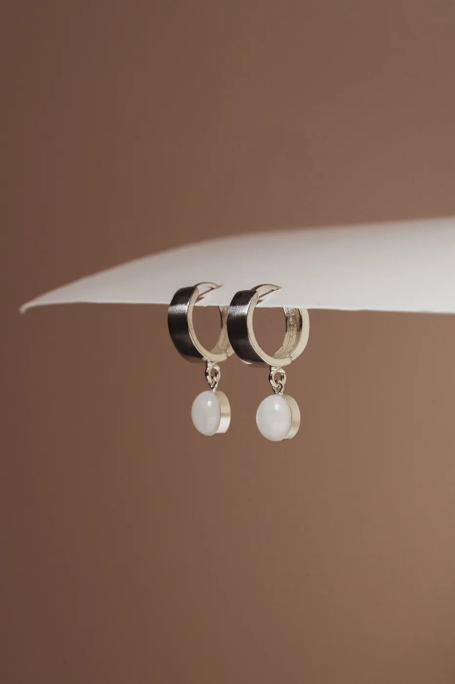 Mothers Milk Hinge Hoop Earrings - Sterling Silver — product image 1