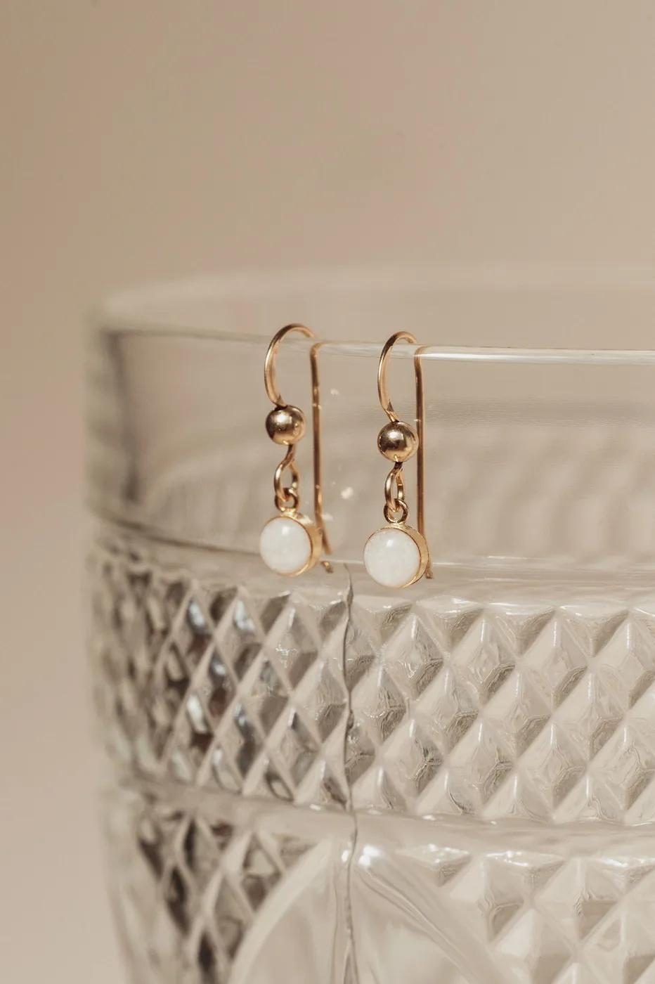 Cremation Drop Fish Hook Earrings - 14k Gold Filled — product image 5
