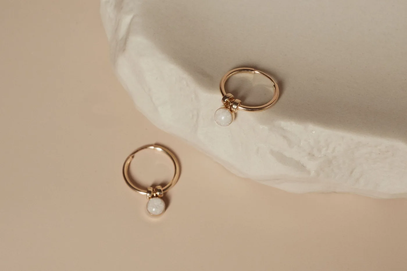 Cremation Hoop Earrings- 14K Gold Filled — product image 4