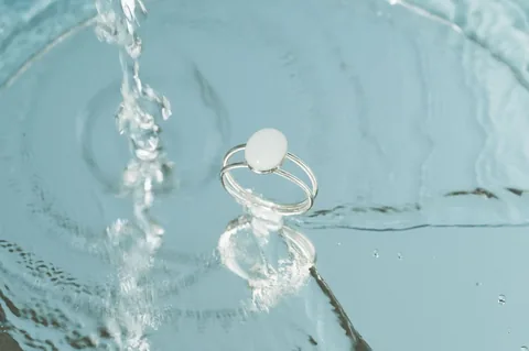 Mothers Milk Double Band Oval Ring - Sterling Silver — product image 1