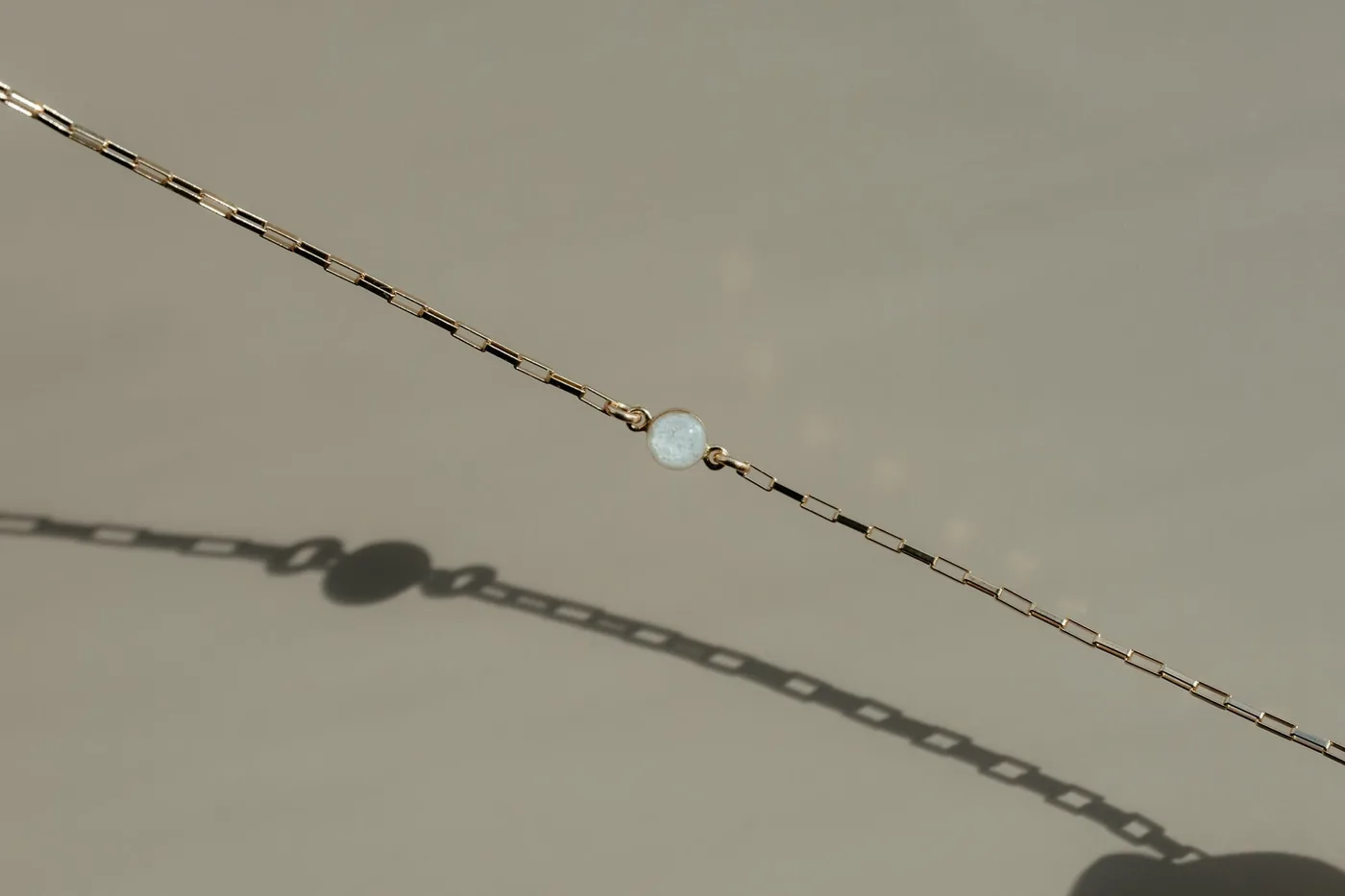 Cremation Box Clip Chain Bracelet- 14K Solid Gold — product image 4