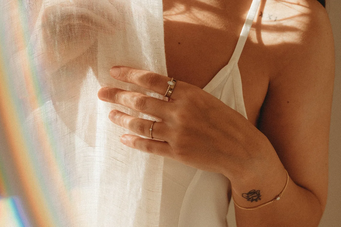 Cremation Roped Oval Ring - 14k Gold Filled — product image 8