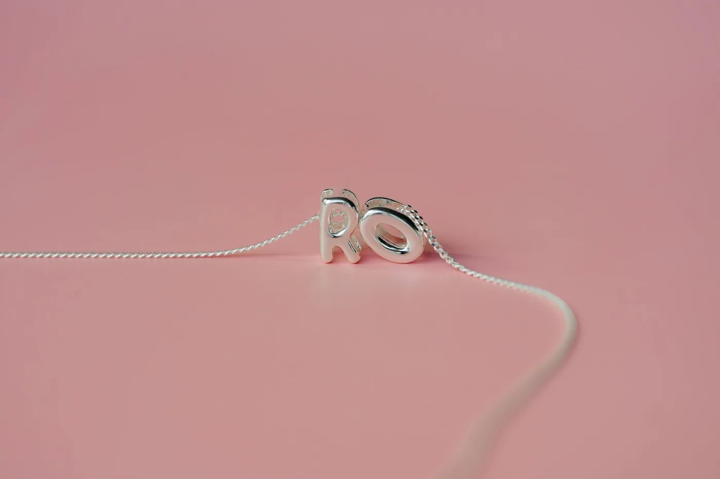 Bubble Charm Necklace- Personalized- Sterling Silver — product image 4