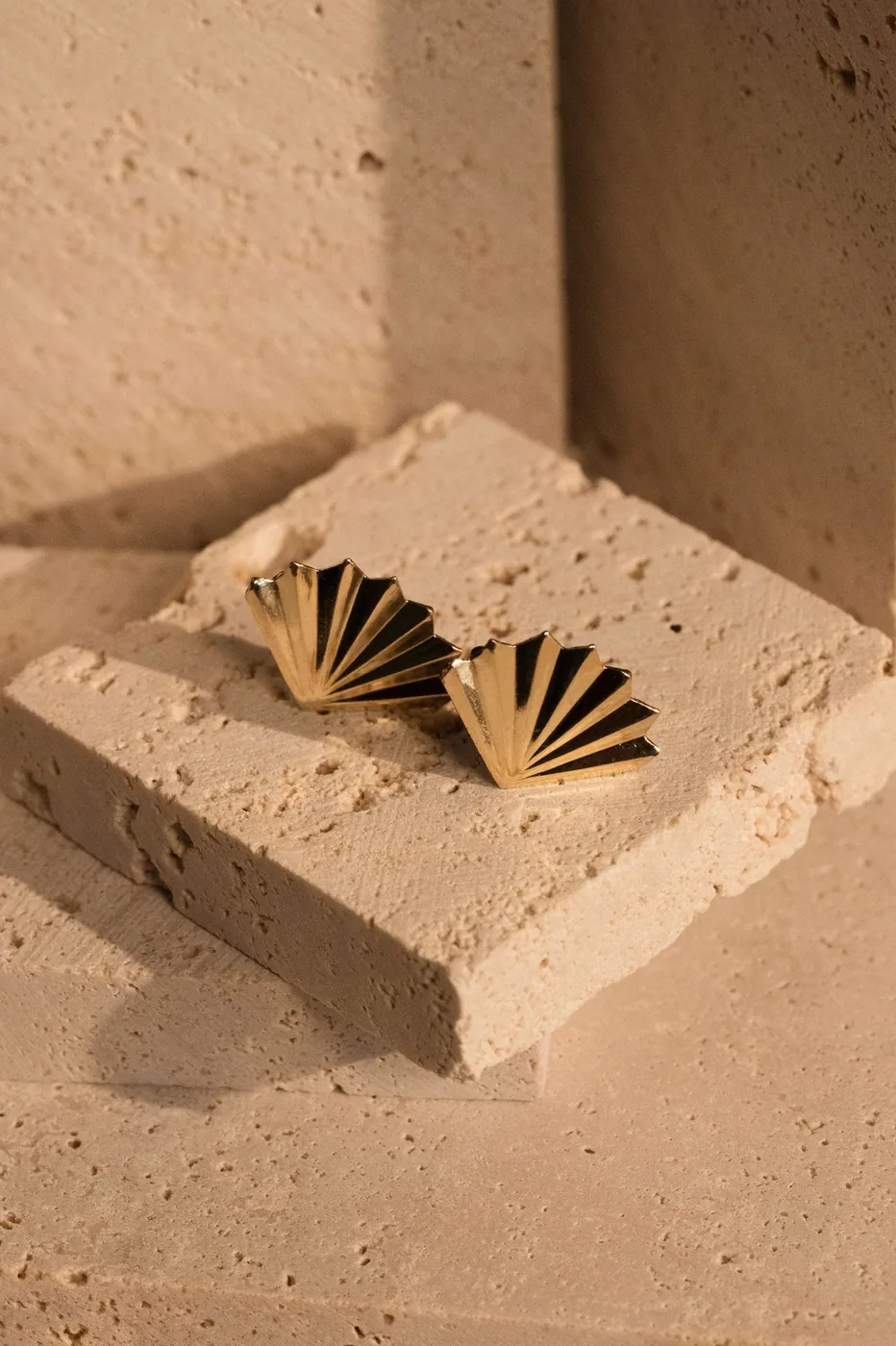 Palm Stud Earrings - 14k Gold Filled — product image 5