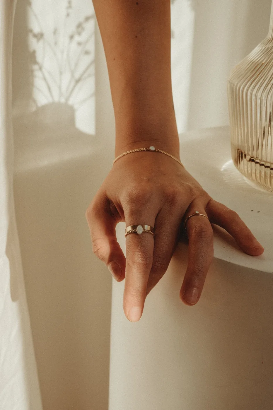 Cremation Roped Oval Ring - 14k Gold Filled — product image 9