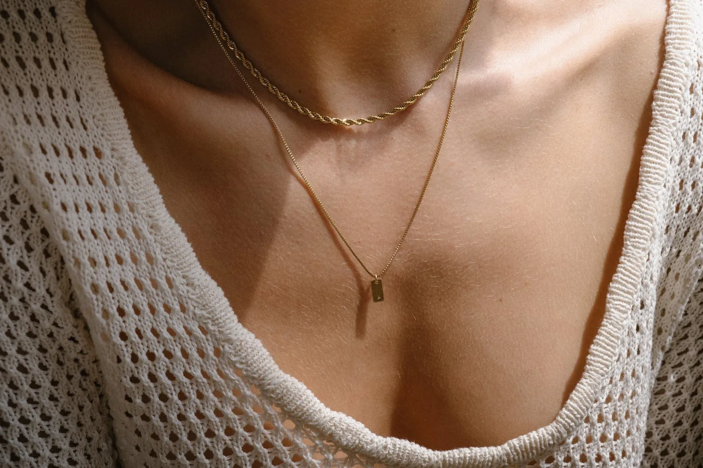 Roped Necklace - 14k Gold Filled — product image 1