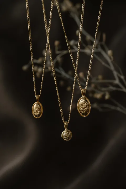 Forget-Me-Not Oval Cremains Urn Necklace - Sterling Silver — product image 19
