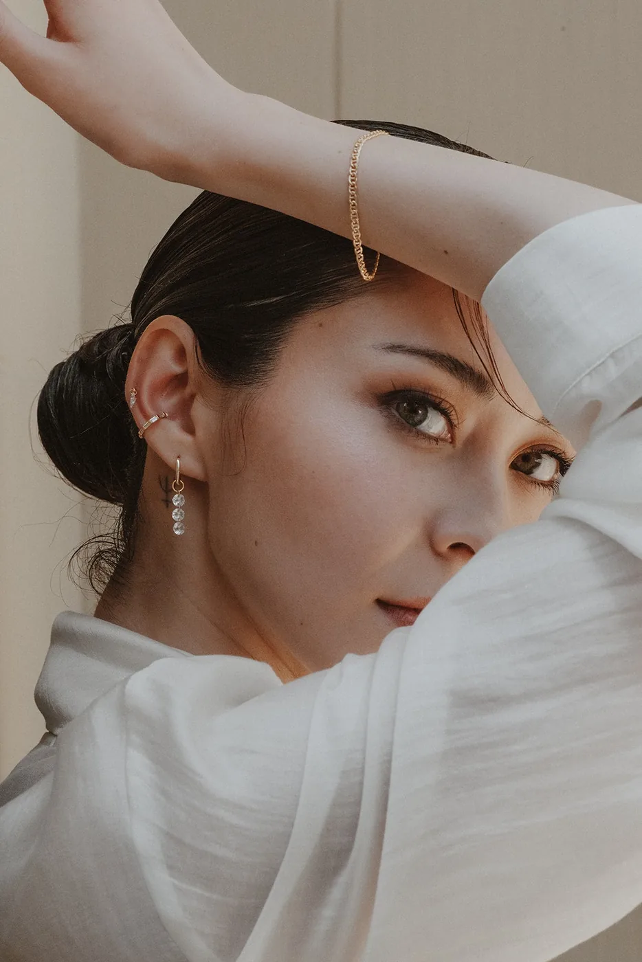 Diamond Studded Ear Cuff — product image 2