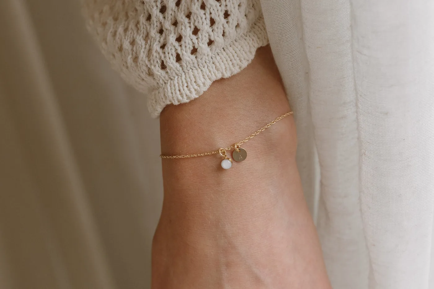 Mothers Milk Charm Bracelet - 14k Gold Filled — product image 2