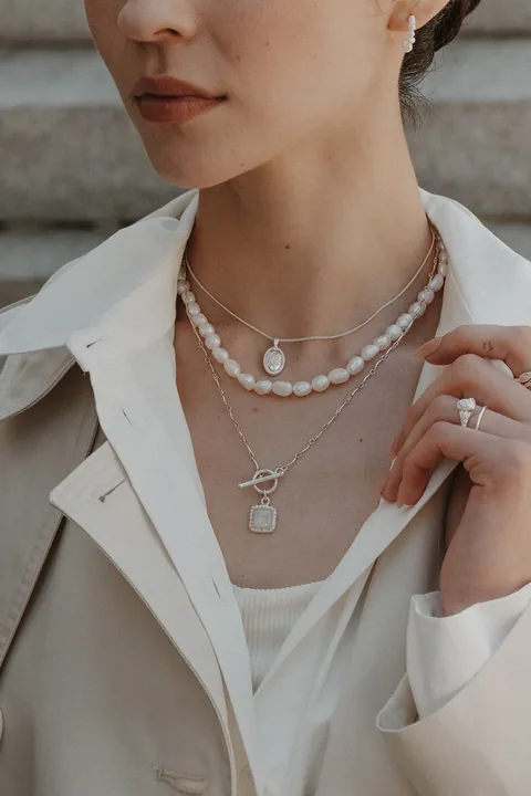 Cremation Zinnia Necklace — product image 2