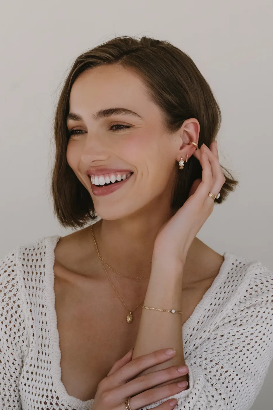 The Golden Hour Hoops - 14k Gold Filled — product image 2