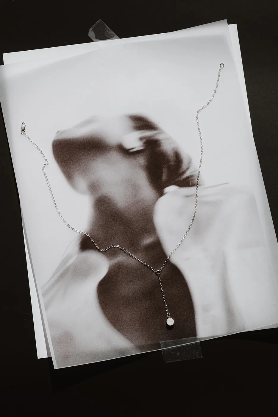 Cremation Drop Necklace - Sterling Silver — product image 2