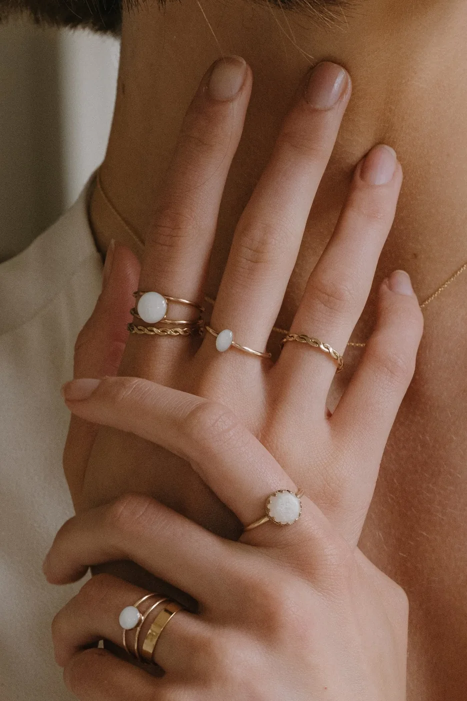 Cremation Small Oval Ring - 14k Gold Filled — product image 2